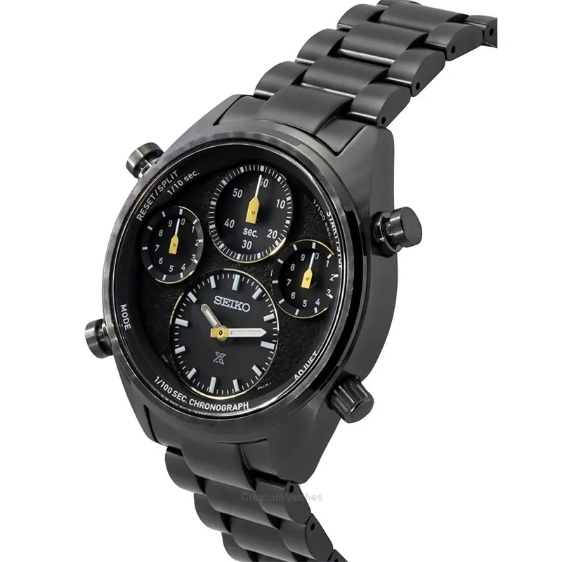 Seiko Prospex Speedtimer Solar Limited Edition Black Men's Watch- SFJ007P1